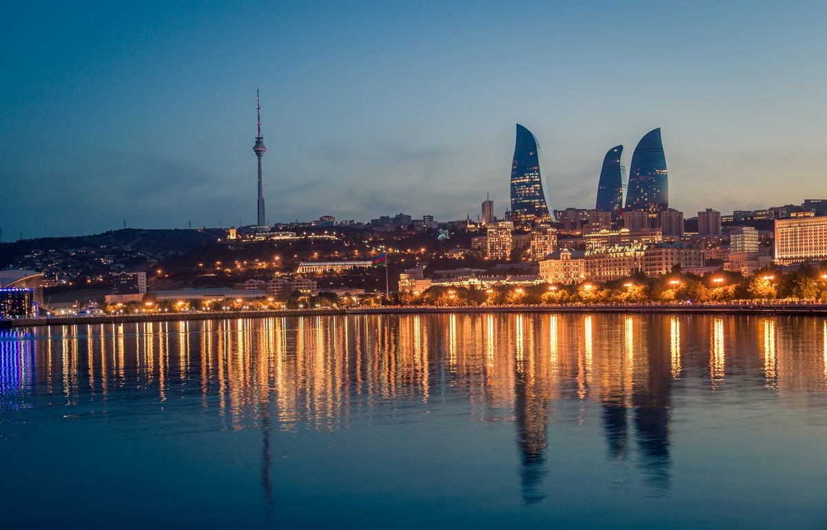 Sunset of Baku, Azerbaijan